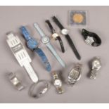 A collection of mainly quartz wristwatches. Sekonda, Lorus etc.