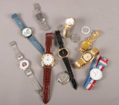 A collection of quartz watches (spares/repairs). Sekonda, H. Samuel, Sheffield United etc