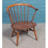 A Small Ercol Windsor Armchair (model 333A from the 1956 catalogue) in natural colour waxed finish.