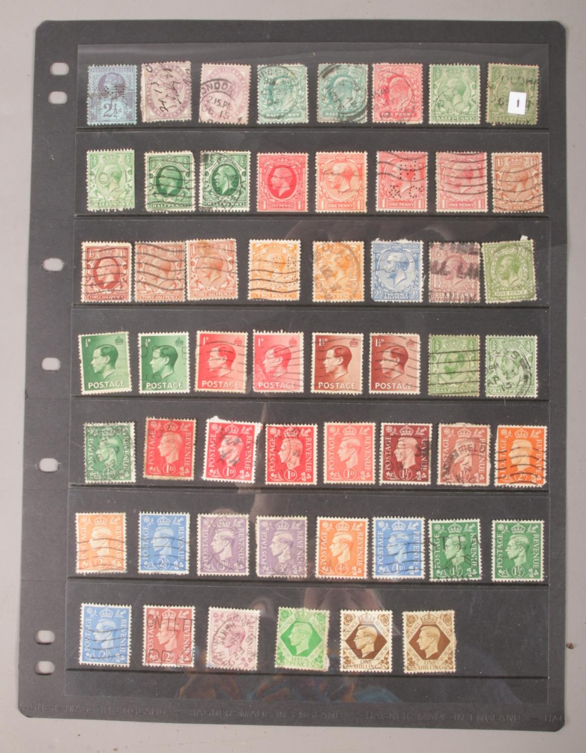 A small album of Indian stamps along with a sheet from Victoria to George VI and a sheet from - Image 2 of 4