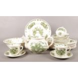 A quantity of Mason's 'fruit basket' tea and dinner wares. Teapot, cups/saucers, bowl, plates etc