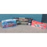 A boxed R.M.S Titanic model kit along with a Tamiya Avro Lancaster B Mk.I model kit and another