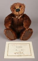 A Cliff Richard 'Collection by Gund' limited edition (54/600) mohair bear; Mortimer. Complete with