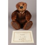 A Cliff Richard 'Collection by Gund' limited edition (54/600) mohair bear; Mortimer. Complete with