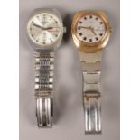 Two automatic wrist watches by Sekonda & Timex. To include Sekonda 25 Jewels 461877 & a Timex