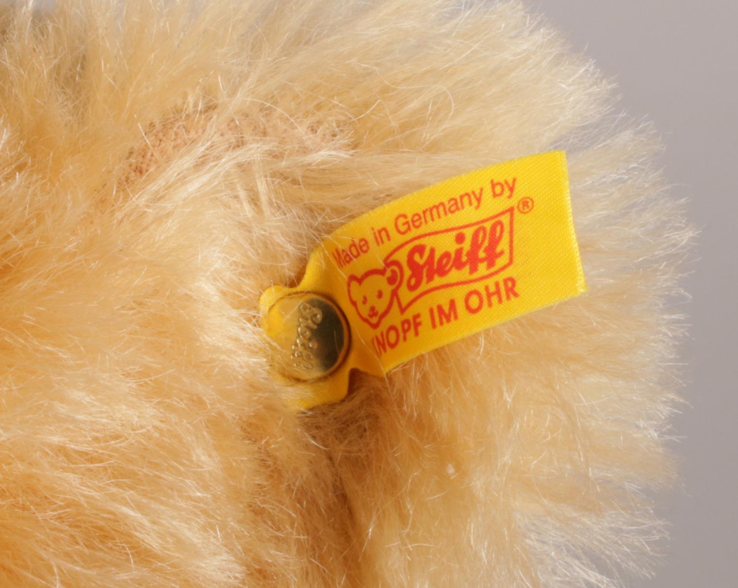 A Steiff 1903 Original Classic Squeaker Bear; button in the ear stamped with serial number '000201'. - Image 2 of 2