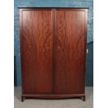 A Stag Ministral double wardrobe. (178cm height 122cm width 56cm depth)