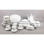 A forty eight piece Noritake 'impression' (P576) dinner/tea service. To include teapot, coffee