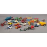 A collection of die cast vehicles. Matchbox, Corgi Juniors etc