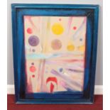 Peter Copeland, a large framed acrylic on board, Galaxy, signed and dated 2000 to back. Bears a