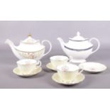 A quantity of miscellaneous ceramic's. Royal Doulton teapots 'Byron' 'Lichfield', Adderley part
