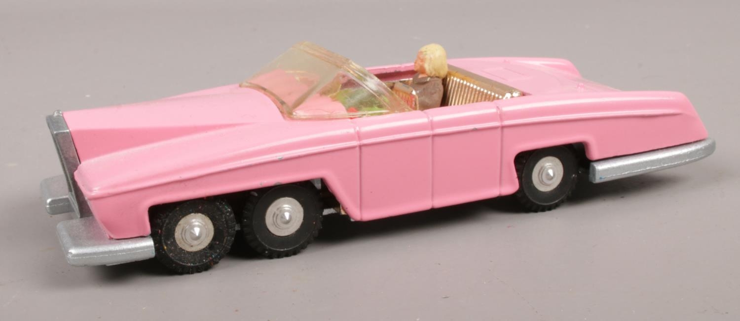 Two diecast vehicles. Corgi Batmobile & Dinky Fab 1 Lady Penelope's Thunderbirds car. damage to - Image 3 of 5