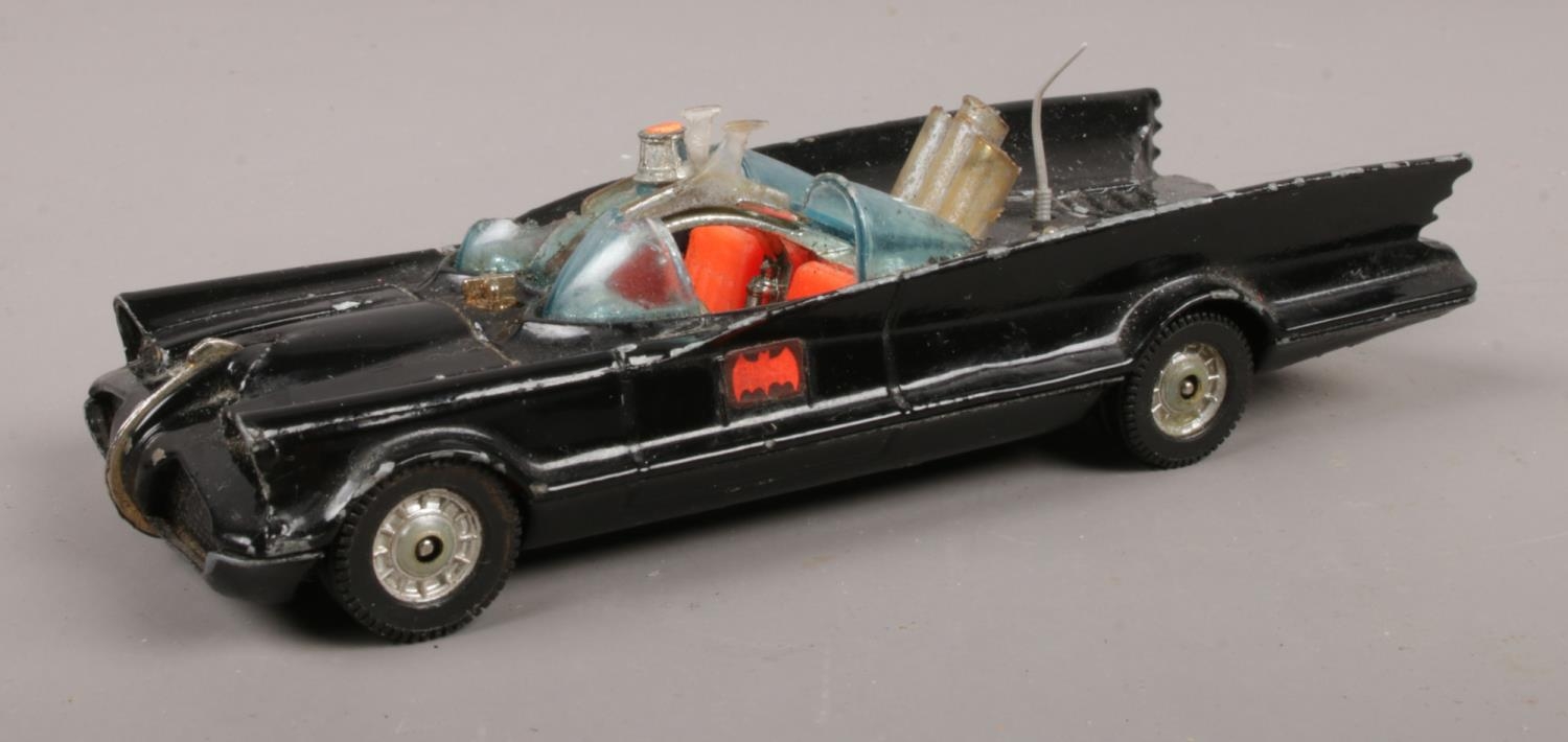 Two diecast vehicles. Corgi Batmobile & Dinky Fab 1 Lady Penelope's Thunderbirds car. damage to - Image 5 of 5