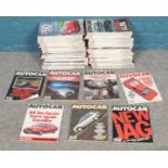 A quantity of Autocar Magazine. Including 1980s and 1990s examples, etc.
