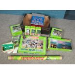 A good quantity of Subbuteo. Includes players, stands, balls, floodlights, AstroPitch etc.