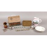 A selection of collectables. To include a WWI Princess Mary's Christmas Gift Box 1914, a