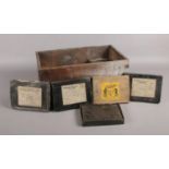 An extensive collection of glass negative Photographic plates. To include thirteen boxed 'Barnet'