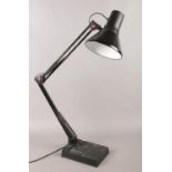 A Micromark anglepoise lamp with enamel shade. Loose from base.