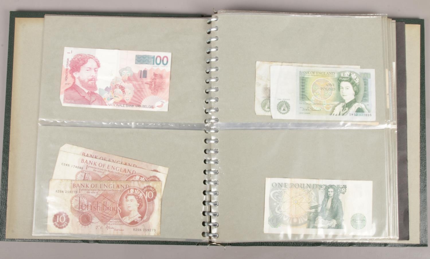 An album of British and world bank notes. Includes Chinese, Portuguese, South African, German etc. - Image 5 of 5
