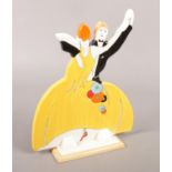 A Wedgwood Clarice Cliff porcelain figure, Age Of Jazz Dancers.