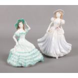 Two Royal Worcester Les Petites figures. 'Catherine' and 'Kate'.