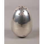 A Sampson Mordan & Co weighted bottom Silver pepper pot. Hallmarked for London 1882. Total weight