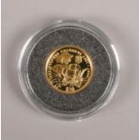 A 2006 $10 Republic of Sierra Leone 0.999 Gold coin commemorating the 500th anniversary of the death