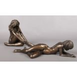 Two Frith sculpture female figures. 'Jeanette' 'Sara'