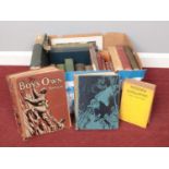A box of vintage books. J.C. Cannell, Modern Conjuring for Amateurs, Rudyard Kipling All the