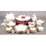 A quantity of Royal Albert Old Country Roses bone china tea wares. Includes boxed hors d'oeuvres