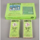 A collection of vintage Subbuteo. Subbuteo 'table soccer' continental display edition (original box)
