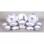 A quantity of mainly Royal Doulton ceramics in the 'Norfolk' pattern, along with an Allerton Delft