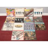 A good collection of Beatles LP records. Includes Sgt Peppers Lonely Hearts Club Band with insert,