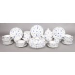 Twenty-five pieces of Mason's tableware, in the 'Denmark' pattern. To include cups and saucers,