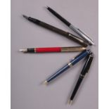 A selection of vintage pens. To include a Sheaffer's 305 fountain pen, a Paper Mate fountain and