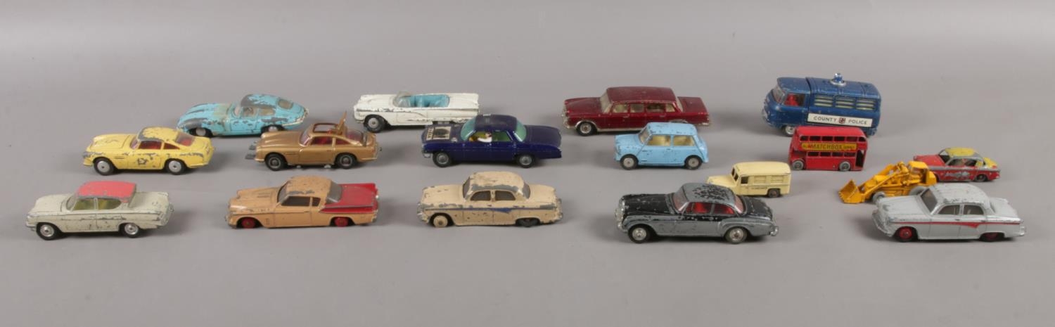 A selection of die-cast Dinky, Corgi and Matchbox vehicles. To include two Corgi Aston Martin - Image 2 of 3