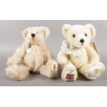 Two collectors teddy bears. Dean's 'Lucy' Mother's Day 2001 bear limited edition 48/450 &