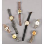 A quantity of watches. Valjou, Paragon, Windsor etc