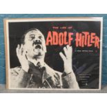 The Life of Adolf Hitler film poster. Released by British Lion 1961 through BLC. British Quad poster