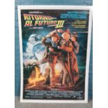A 1990 Italian Back to the Future film poster.
