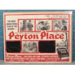 A Cinema Scope Peyton Place film poster.