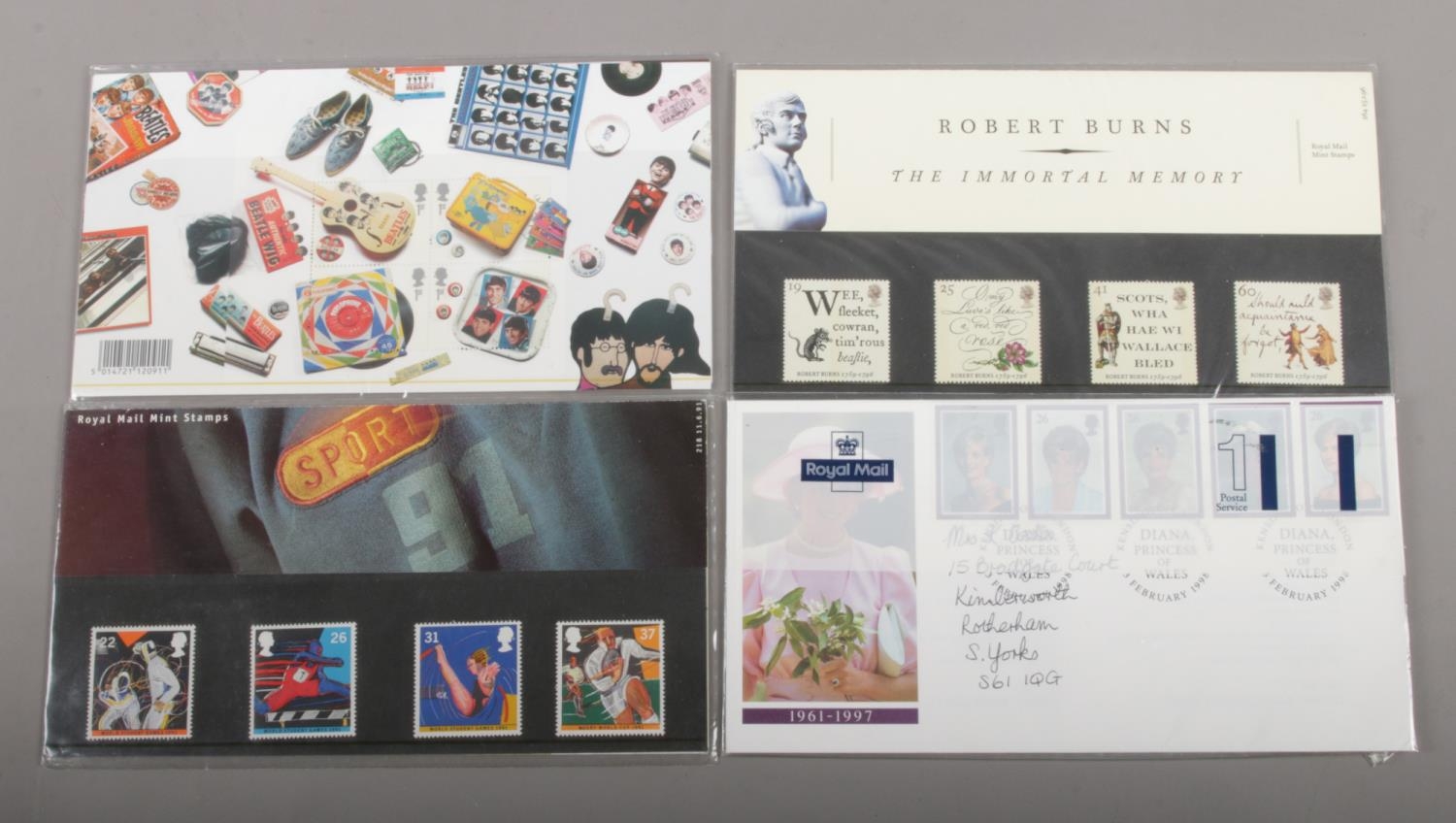 An album of mint stamps and 1st day covers. To include a set of four London 2012 Olympic Games - Image 2 of 6
