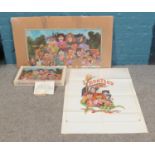 An Original 1970's Beatles illustrated 800 piece jigsaw puzzle. To include a full size colour poster