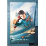 A large Superman Returns film poster. (227cm x 140cm)