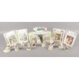 A large collection of Brambly Hedge figures and books. Comprising of eleven figures and eight books.