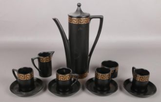 A Portmeirion part coffee set designed by Susan William Ellis.