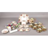 A selection of ceramics. To include Royal Albert 'Old Country Roses', an oriental part tea set,