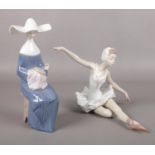 Two Lladro figurines. (one boxed)