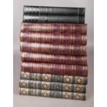 A box of assorted books. To include five volumes of Virtue's Household Physician, three volumes of