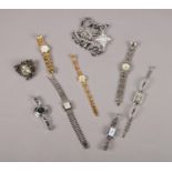 A collection of quartz wristwatches. Sekonda, Seksy, Timex etc